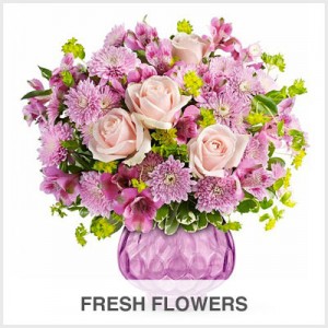 Fresh Flowers Gourmet Gift Basket Store