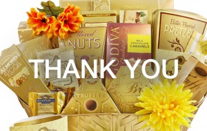 Thank You Gift Baskets - Gourmet Gift Basket Store, Corporate/Office gift baskets, Client Appreciation gifts, show how much you appreciate the help.