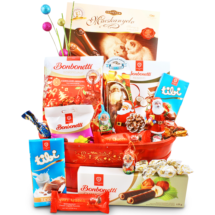 Hungarian Delight Hungarian chocolate gift basketGourmet Gift Basket