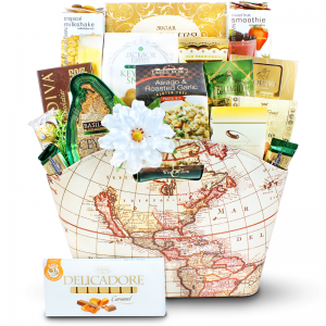 Around the World Faux Leather Magazine Tote