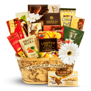 World of Thanks basket - About us page