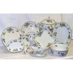 Hortenzia Dinner Set Fine Porcelain Hollohaza