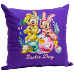 Easter Day Bunnies Pillow / other side glow in the dark design 12″x 12″ ass color +$35.95